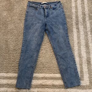 LC Lauren Conrad High-Rise Skinny Ankle Jeans